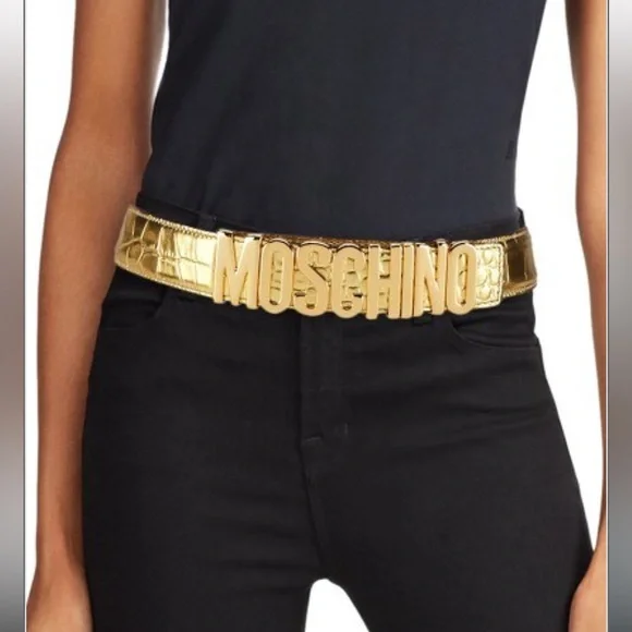 Moschino | Accessories | Moschino Couture Croc Embellished  display picture 3